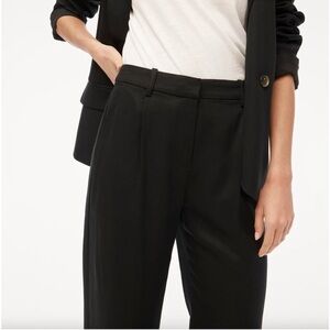 J. Crew Wide Leg Pleated Twill Trouser